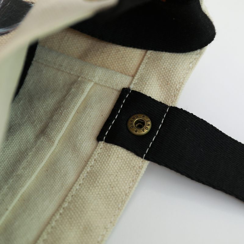 嘉绘美狼头印花托特包-07